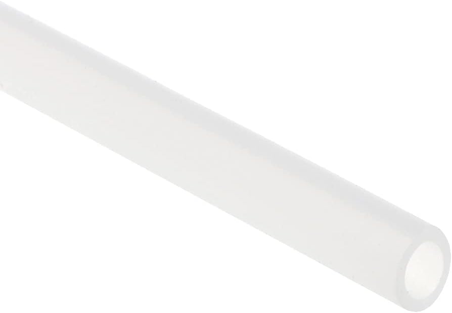 Silicone Tubing, 9/32"(7mm) ID x 3/8"(9mm) OD 5ft Rubber Tube Air Hose Water Pipe for Pump Transfer Translucent