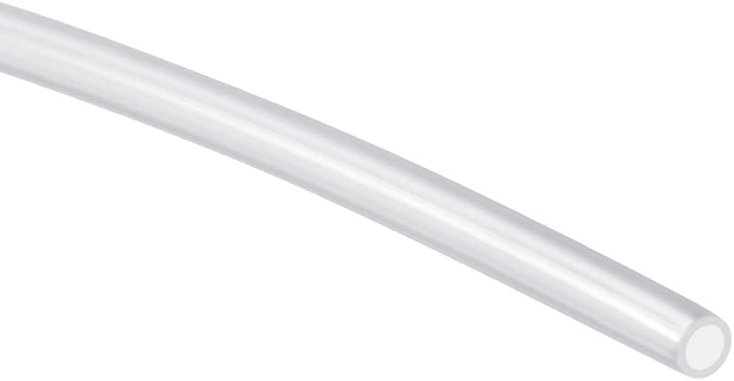 Silicone Tubing, 1/8"(3mm) ID x 5/32"(4mm) OD 5ft Rubber Tube Air Hose Water Pipe for Pump Transfer Translucent