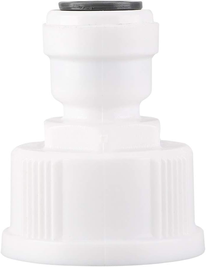 3/4 Inch BSP Female To 3/8 Inch OD Straight Quick Connect Water Purifiers Tube Fittings Push in To Connector Filter Tubing Hose Pipe Joint for RO Reverse Osmosis System