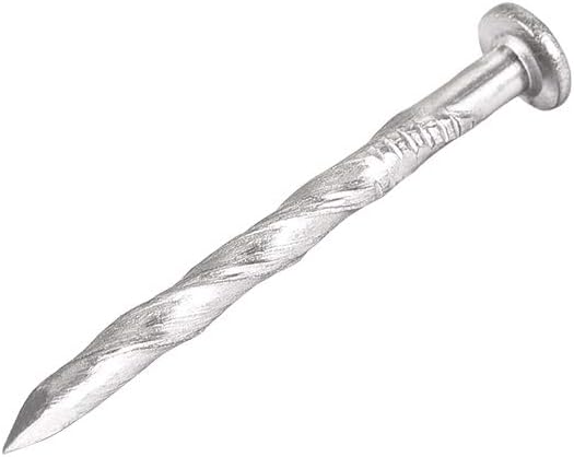 Spiral Deck Nails Stainless Steel Nail Spiral Shank 32mmx2mm(LxD), 150 Pcs
