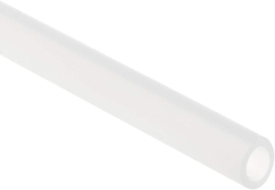 Silicone Tubing, 9/32"(7mm) ID x 3/8"(10mm) OD 5ft Rubber Tube Air Hose Water Pipe for Pump Transfer Translucent