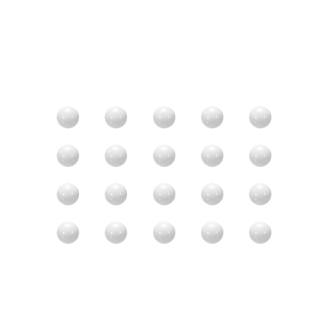 5mm POM Coin Ring Making Balls, Plastic Bearing Ball 50pcs