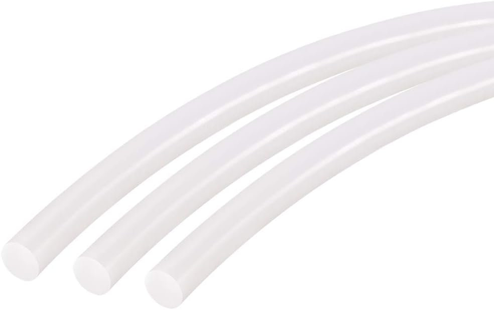 5/32"(4mm) Soft Silicone Bending Insert Tube for Rigid Tubing 3.3ft Clear 3pcs