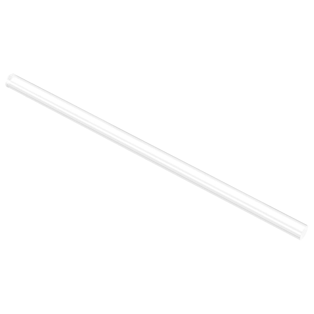 Acrylic Round Rod, Clear,3/8" Diameter 12-1/4" Length, Solid Plastic PMMA Bar Stick 3pcs