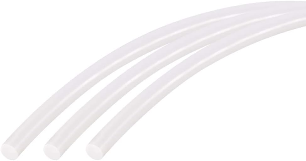 1/8"(3mm) Soft Silicone Bending Insert Tube for Rigid Tubing 3.3ft Clear 3pcs