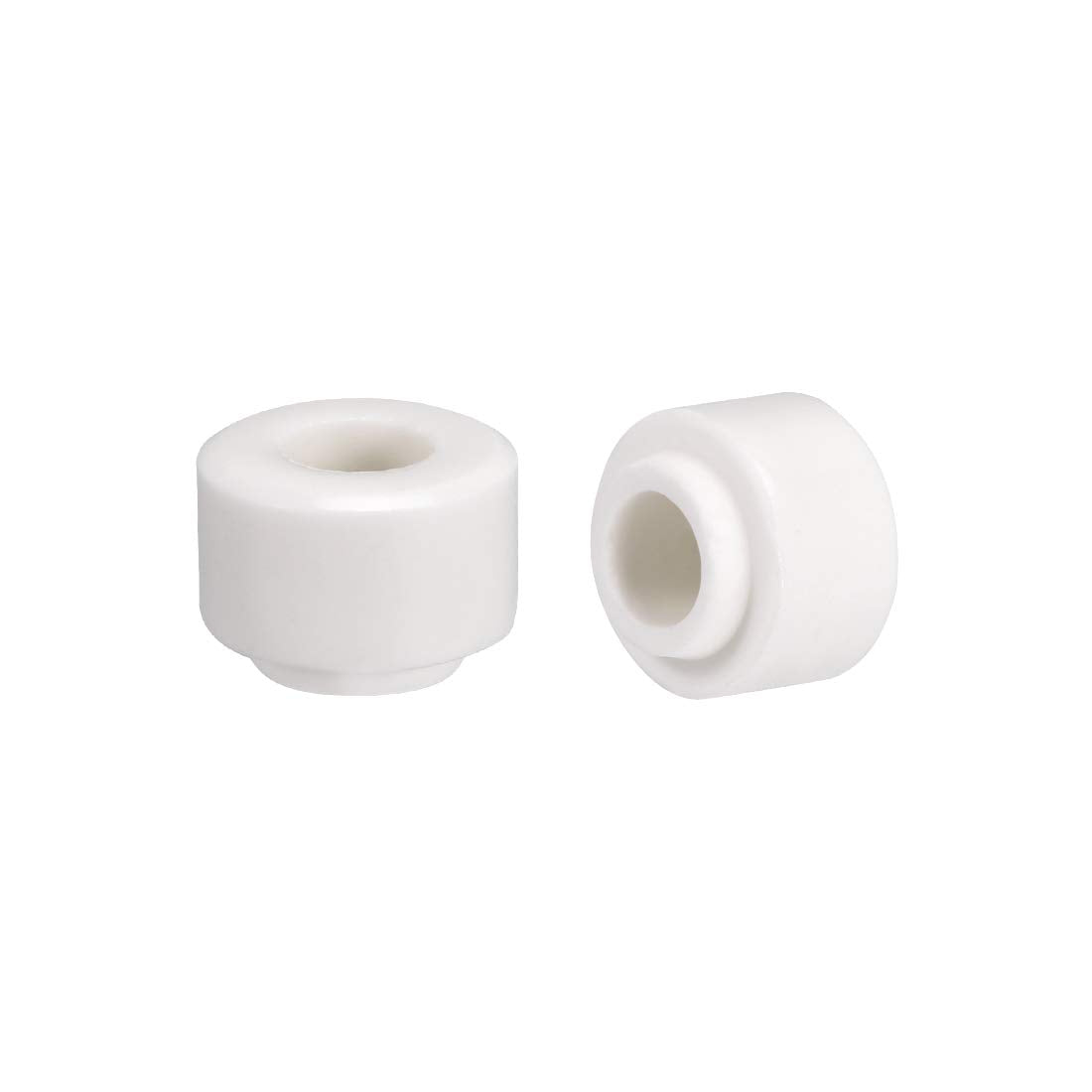 10pcs Ceramic Insulator Bead 6mm X 14mm Round Shaped Insulation Bead for Heat Shrink Tubing Heating Wire