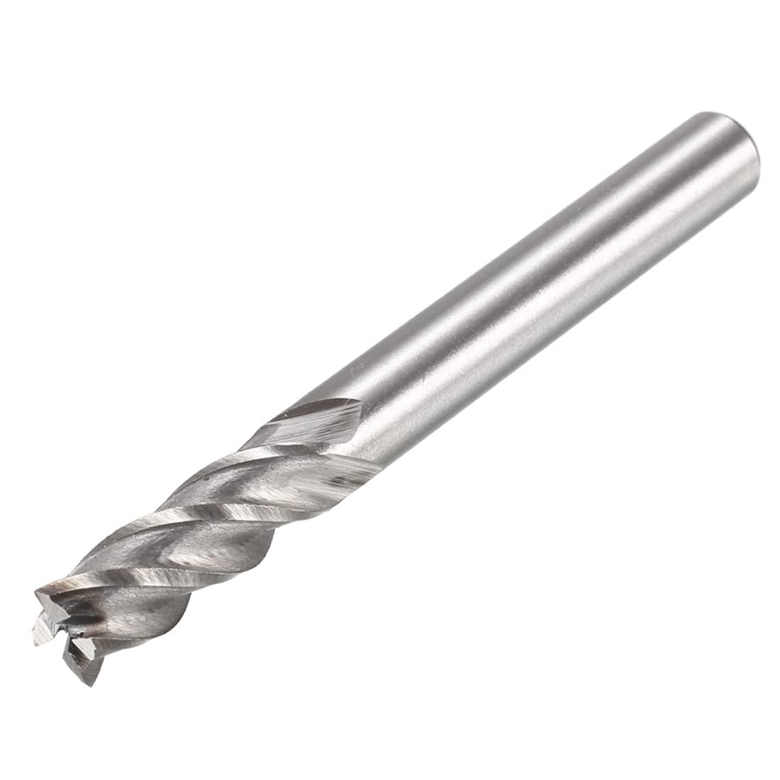 1/4" x 1/4" 4 Flute Straight Shank HSS Spiral End Mill Milling Cutter