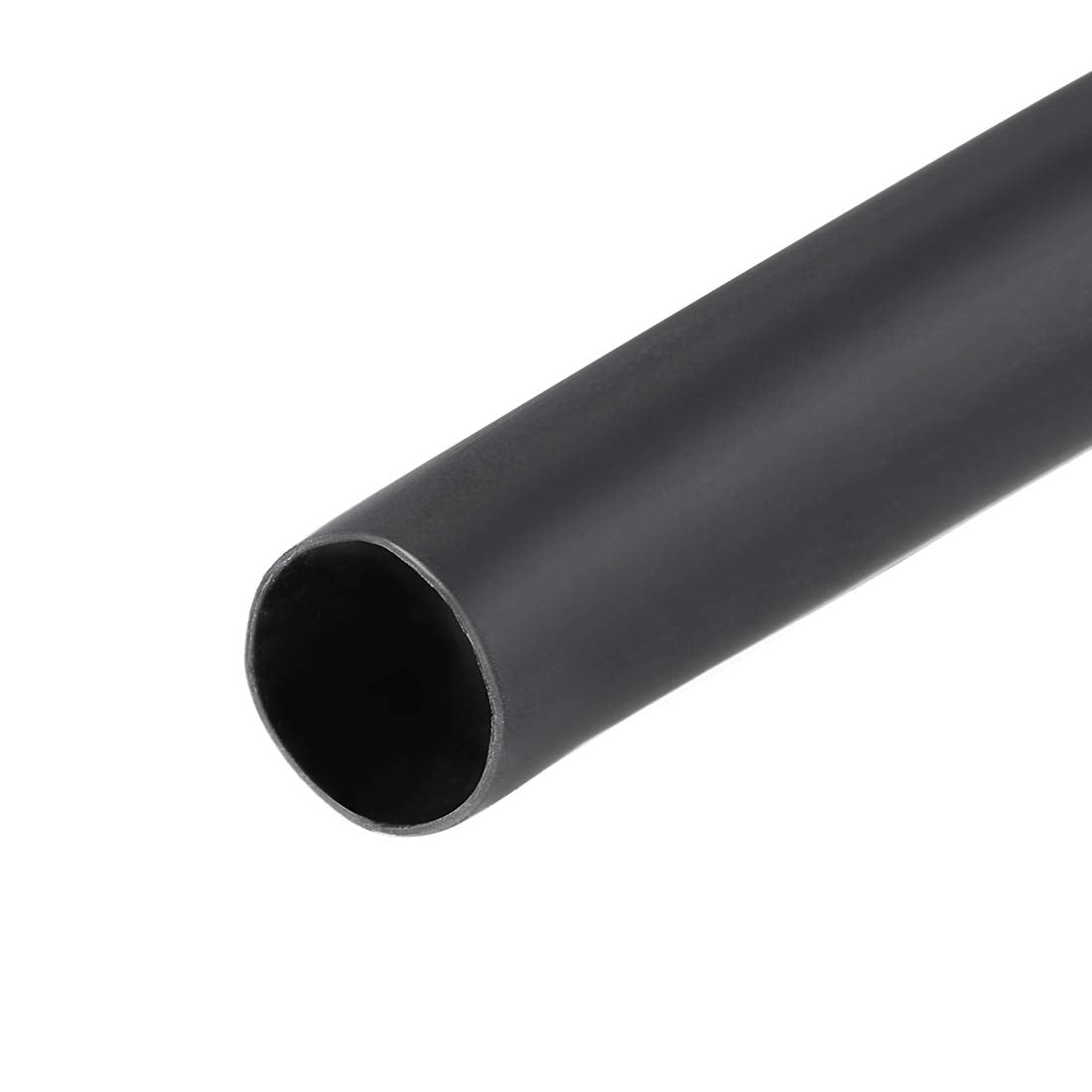Heat Shrink Tubing, 3/8"(9.5mm) Dia 17.5mm Flat Width 3:1 Rate Shrinkable Tube Cable Sleeve 10ft - Black