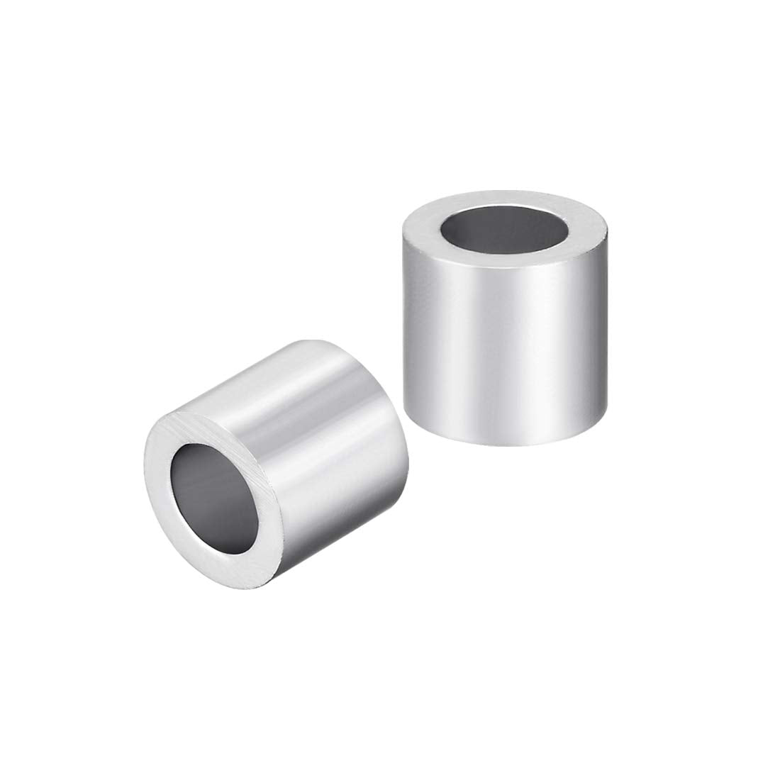 Aluminum Wire Rope Stop Sleeve Round Cable Ferrule Loop for 1/4" Wire Rope Pack of 30