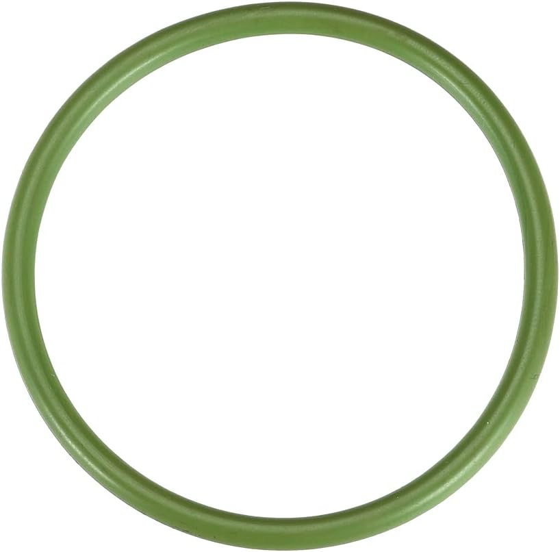 Fluorine Rubber O-Rings, 90mm OD 80mm ID 5mm Width FKM Seal Gasket for Machinery Plumbing, Green, Pack of 1