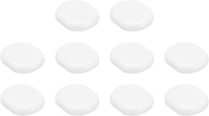 Earring Pads, 120pcs - Silicone Clip-on Earring Backs, Comfort Clip-On Earrings Cushions(White,15x12mm)