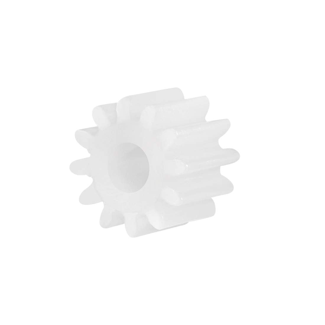 10pcs Plastic Gears 8 Teeth Model 082A Reduction Gear Plastic Worm Gears for RC Car Robot Motor