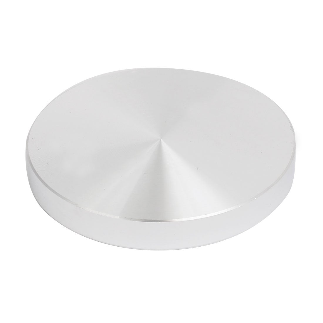 75mm Diameter 10mm Thickness M8 Thread Aluminum Disc Hardware for Glass Table