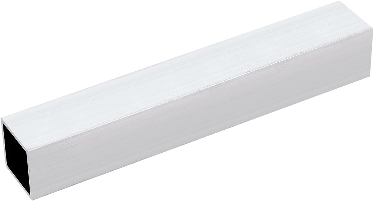 1.2" 6063 Square Aluminum Tube, 30mm x 30mm x 2mm Thickness 204mm/8" Aluminum Industrial Straight Tube, Seamless Metal Tubing for Construction DIY Home Furniture