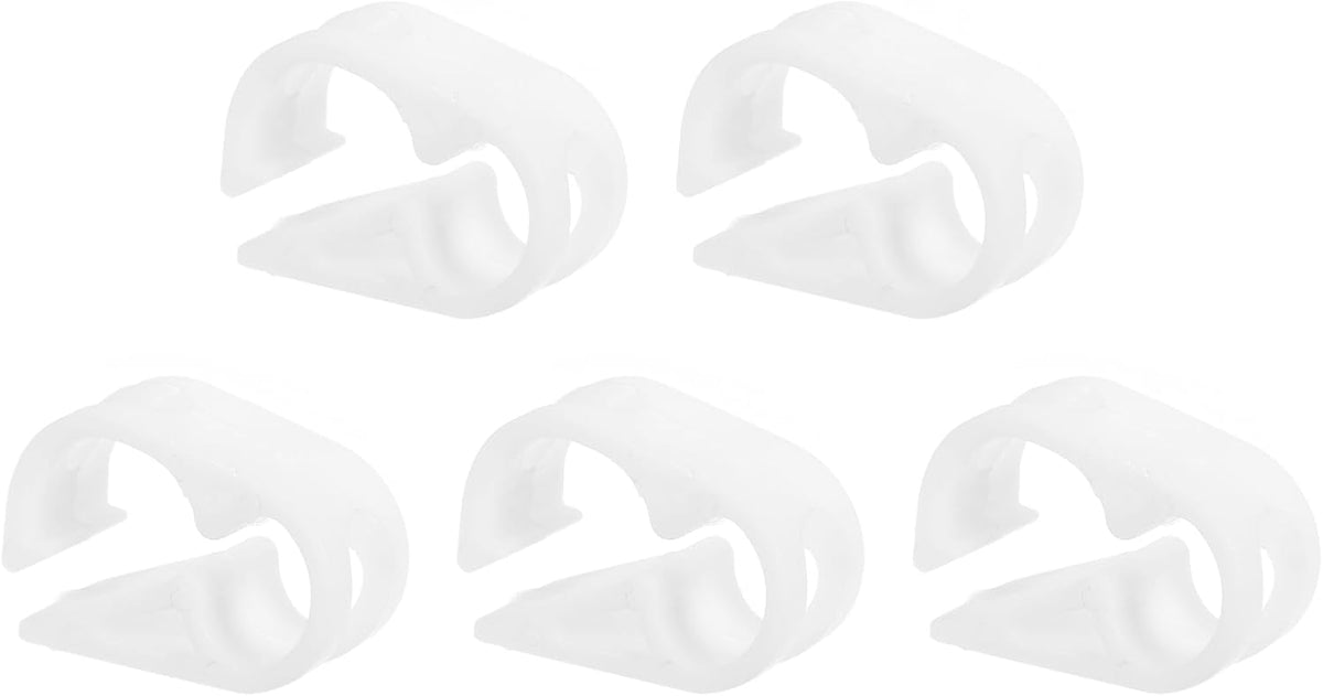Plastic Tubing Clamps, 5pcs 1/8"-5/32" Tube OD Adjustable Tube Clamp Laboratory Pinch Valve Flow Control Hose Clamp