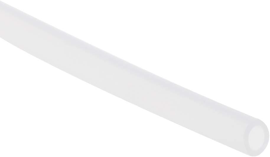 Silicone Tubing, 5/32"(4mm) ID x 1/4"(6mm) OD 5ft Rubber Tube Air Hose Water Pipe for Pump Transfer Translucent
