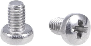 M3x5mm Machine Screws Pan Phillips Cross Head Screw 304 Stainless Steel Fasteners Bolts 60Pcs