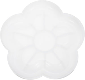 1 Pcs Flower Tray Coaster Silicone Resin Mould, Tray Moulds for Resin Casting, Epoxy Resin Moulds for Coasters Trays DIY Art Cup Bowl Mats, Candle Holder, Home Decoration, White