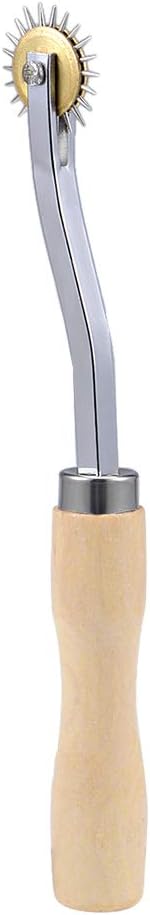 LinkMejor Leather Craft Over Stitch Wheel, Precise Pointed, High Grade Steel Needle-Pointed Tracing Wheel- Pattern Making, Pattern Tracing