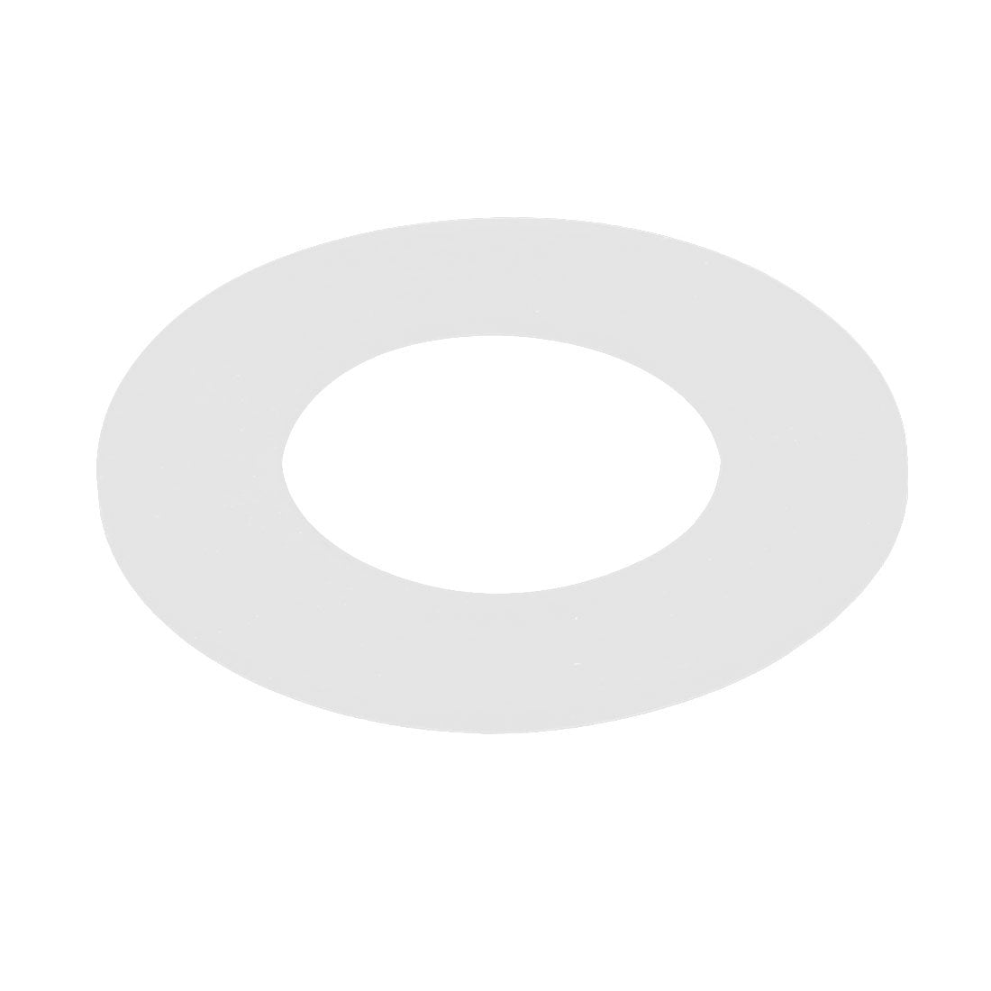 Silicone Flat Washers 69mm OD 38mm ID 2mm Thickness Sealing Gasket for Faucet Pipe Water Hose, White