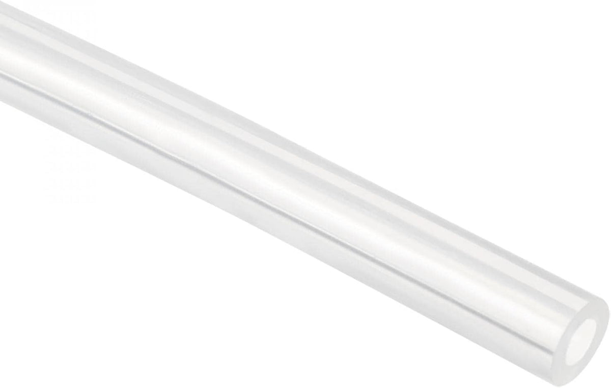 Silicone Tube 1mm(1/25") ID x 2mm(2/25") OD 3.3' Flexible Silicone Rubber Tubing Water Air Hose Pipe Transparent for Pump Transfer