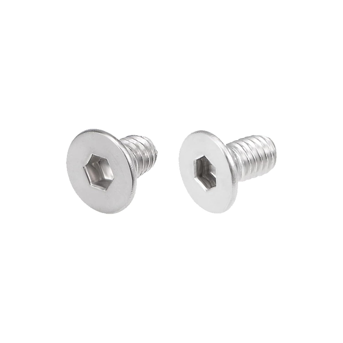 Hex Socket Countersunk Flat Head Screws, M3x5mm and M3x6mm Bolts 304 Stainless Steel 160pcs