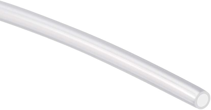 Silicone Tubing, 3/32"(2mm) ID x 5/32"(4mm) OD 5ft Rubber Tube Air Hose Water Pipe for Pump Transfer Translucent