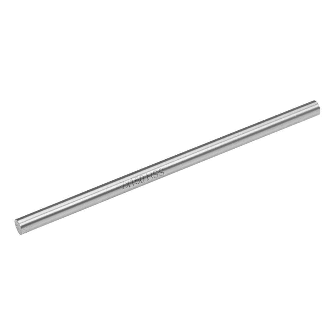 Round Steel Rod, 7mm HSS Lathe Bar Stock Tool 150mm Long, for Shaft Gear Drill Lathes Boring Machine Turning Miniature Axle, Cylindrical Pin DIY Craft Tool