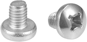 M6x8mm Machine Screws Pan Phillips Cross Head Screw 304 Stainless Steel Fasteners Bolts 20Pcs