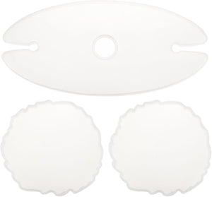 3 Pcs Wine Glass Holder Resin Mould Set, Silicone Round Wine Rack and Coaster Mould Epoxy Resin Casting Mould for DIY Bar Home Decorations Crafts