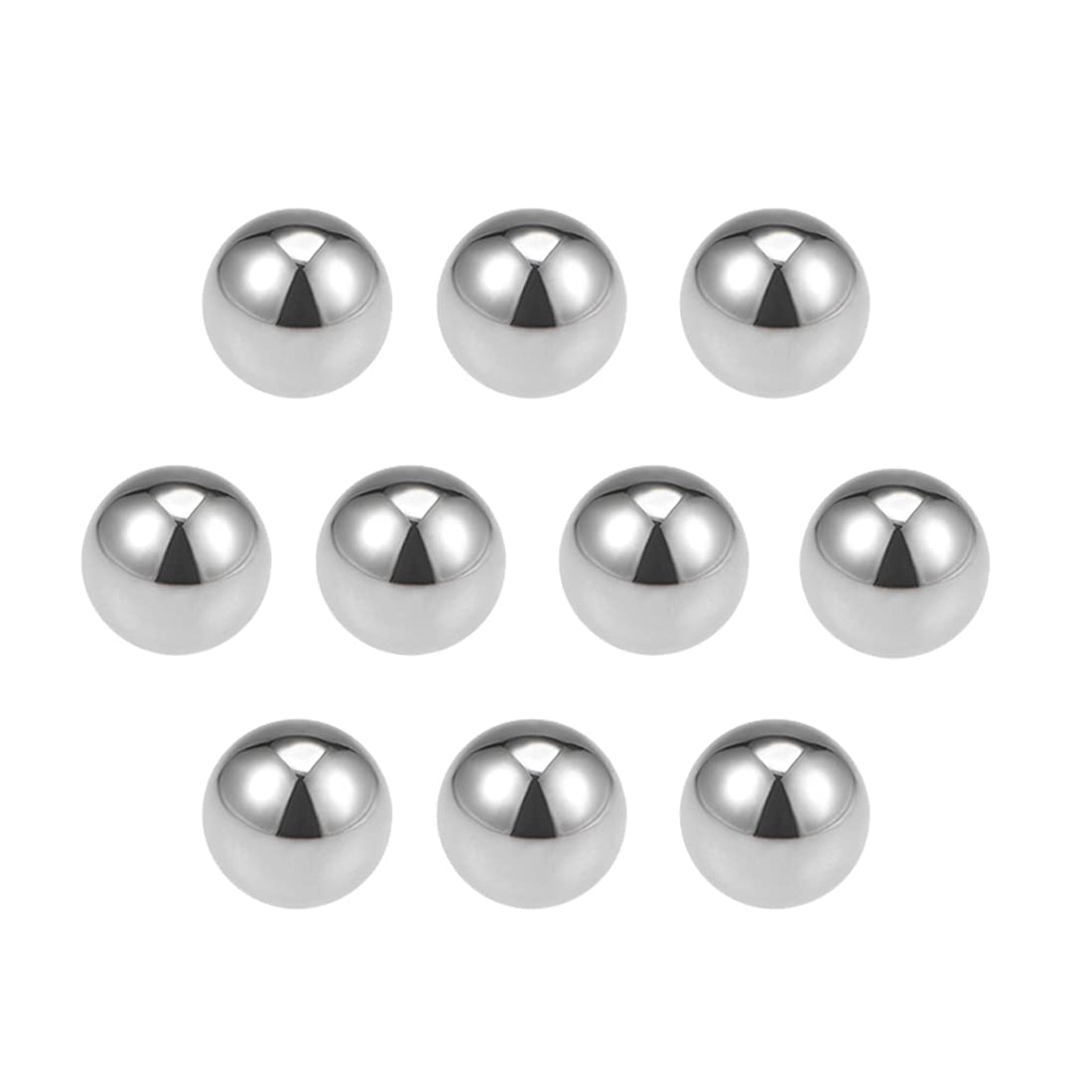 Precision Balls 1/2" Solid Chrome Steel G25 for Ball Bearing Keychain Wheel 10pcs
