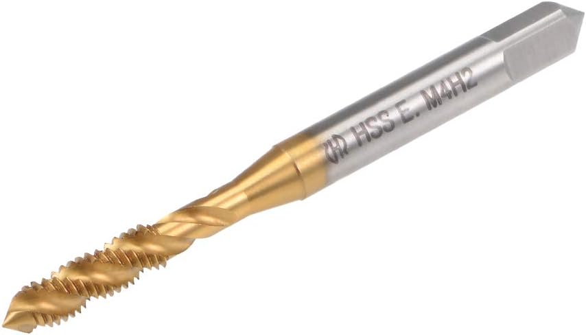 Metric Spiral Point Machine Screw Tap M4 Thread H2 Cobalt Titanium Plating M35 HSS