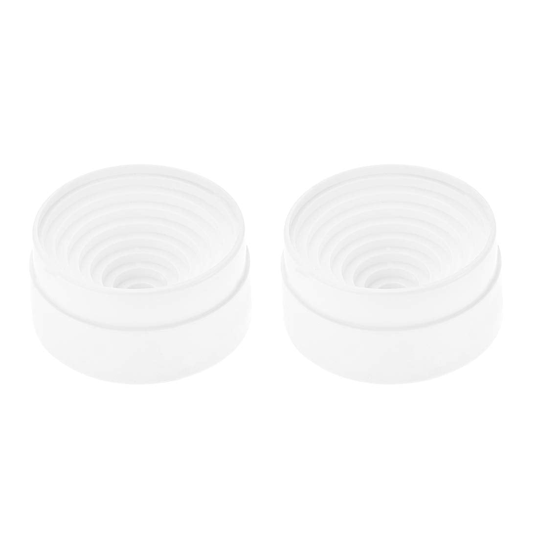 Lab Flask Support Plastic Stand 90mm Diameter Round Bottom Holder for 50ml-1000ml Flasks White 2Pcs