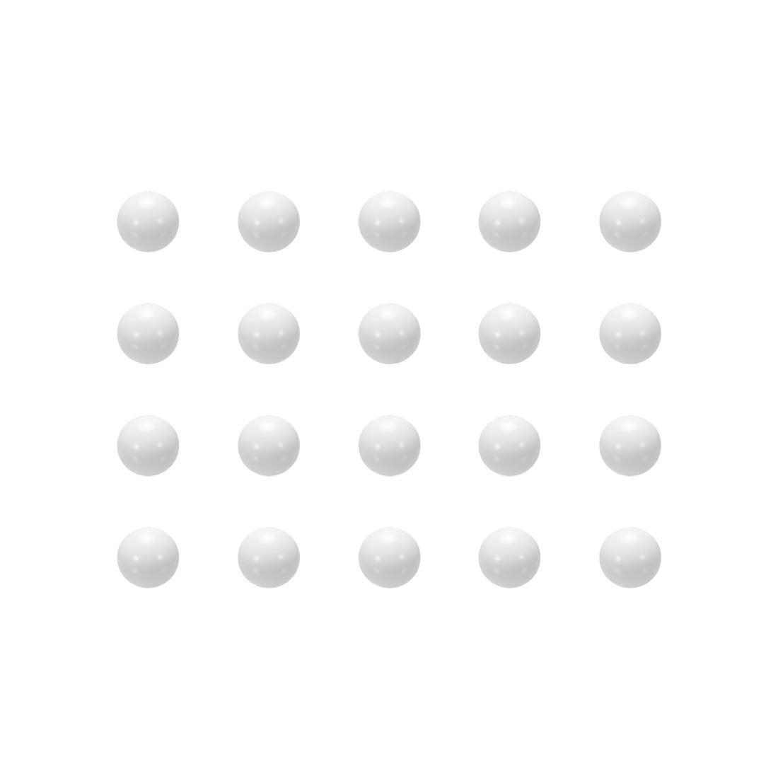 8mm POM Coin Ring Making Balls, Plastic Bearing Ball 100pcs