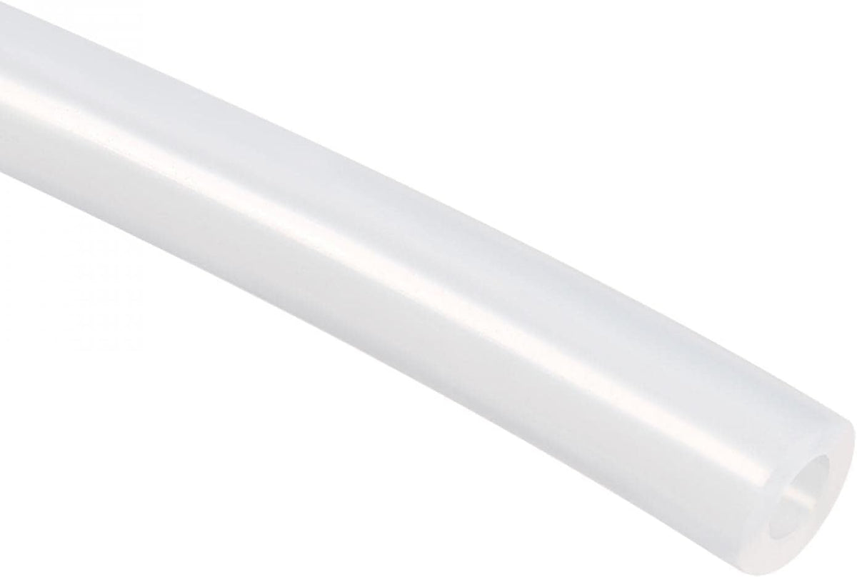 Silicone Tube, 4mm ID, 8mm OD, 16.4', Flexible Silicone Rubber Tubing, Water Air Hose Pipe, Translucent, for Pump Transfer