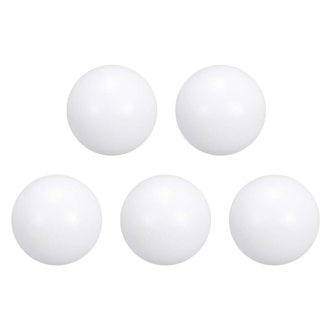 PTFE Ball, 12mm Diameter, Ground Finish, Diaphragm Pneumatic Pump White, 5pcs