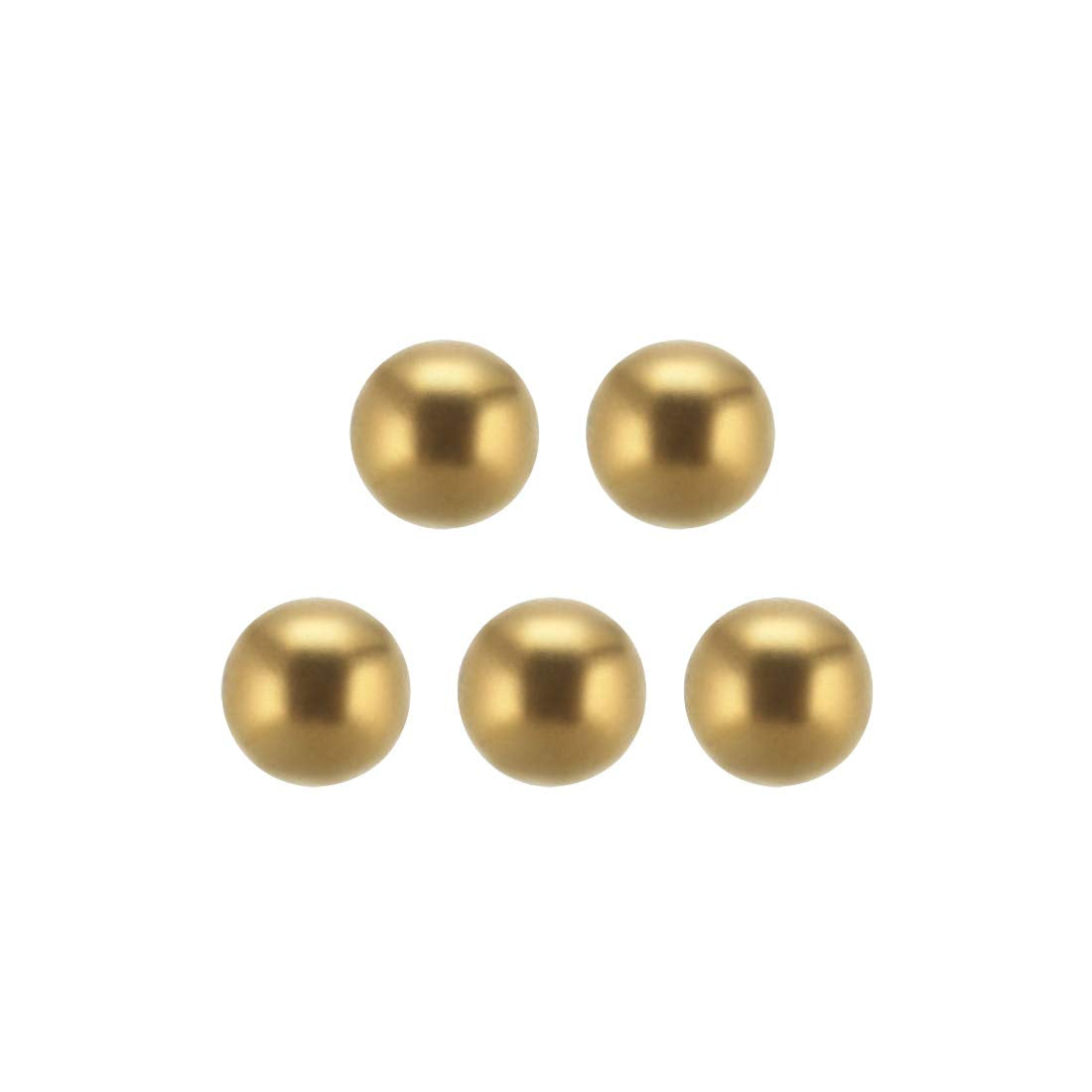 5mm Precision Solid Brass Bearing Balls 10pcs