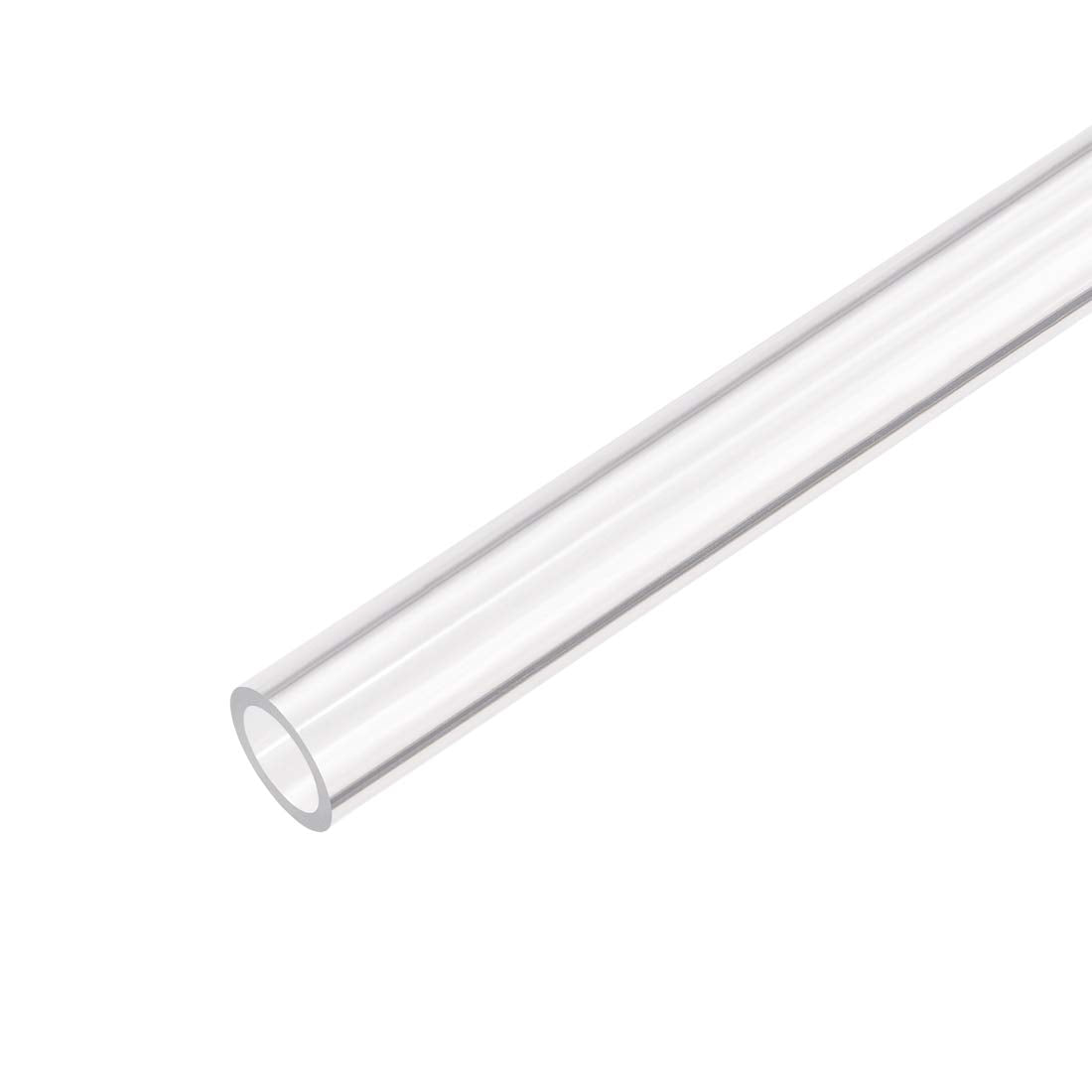 Acrylic Rigid Round Tubing Clear 9.4mm(3/8") ID x 12mm(1/2") OD x 0.5m