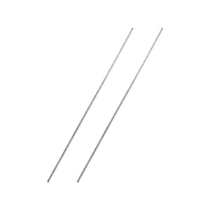 1.5mm x 200mm 304 Stainless Steel Solid Round Rod for DIY Craft - 2pcs