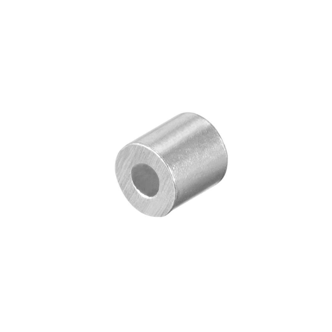 Aluminum Crimping Loop Sleeve Round for 3/64" - 1/16" Wire Rope Pack of 100