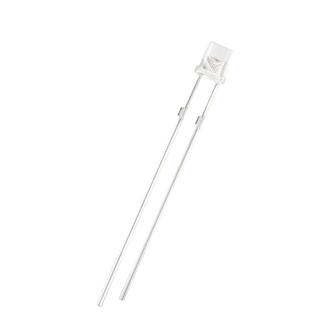 20pcs Photosensitive Diode Photodiodes Light Sensitive Sensors,3mm Clear Flat Head Receiver Diode