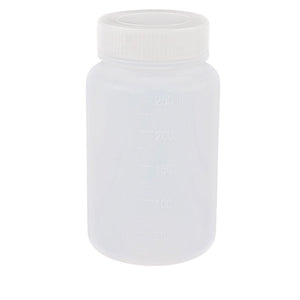 250mL Capacity Laboratory Storage Plastic Widemouth Bottle White