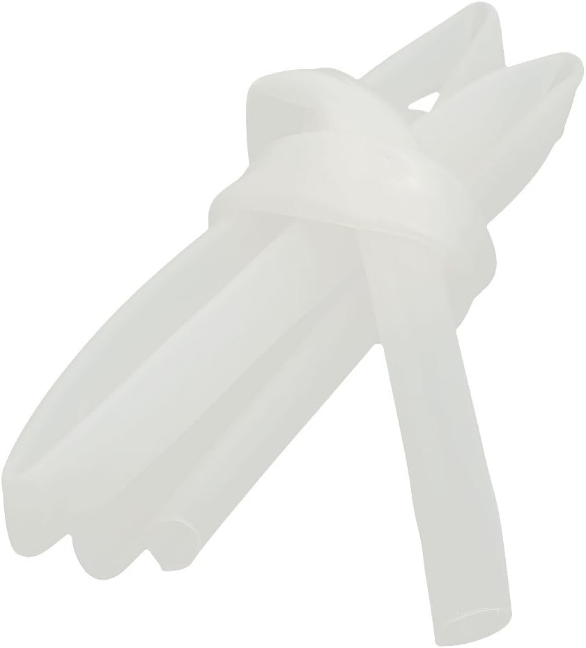 8mmx10mm Heat Resistant Soft Silicone Tube Hose Pipe 1 Meter Long Milky White
