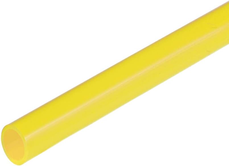 Silicone Tube, 3/16"(5mm) ID x 9/32"(7mm) OD 3.3ft(1m) Rubber Tubing Air Hose Water Pipe for Pump Transfer Yellow
