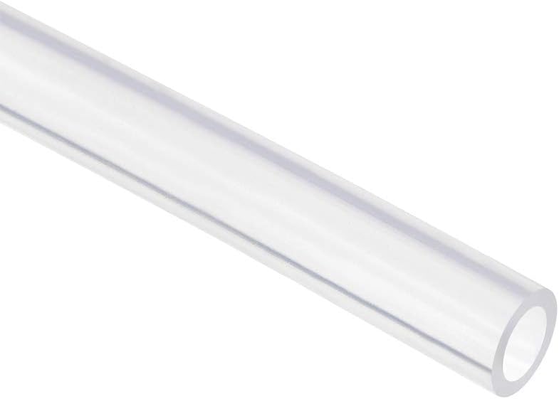 Silicone Tubing 1/4"(6.4mm) ID X 3/8"(9.4mm) OD 5m Flexible Silicone Rubber Tube Air Hose Water Pipe for Pump Transfer Clear