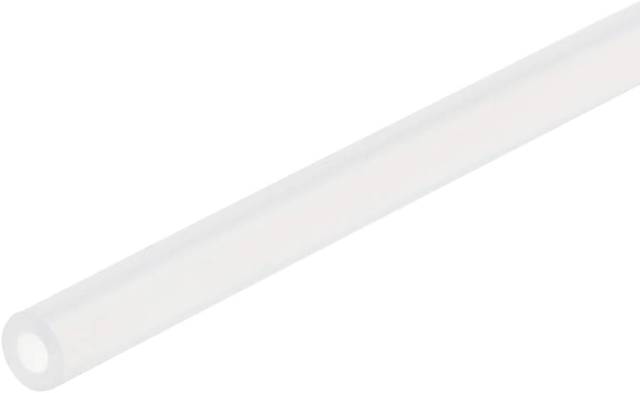 Silicone Tubing, 1/8"(3mm) ID x 1/4"(6mm) OD 13ft Rubber Tube Air Hose Water Pipe for Pump Transfer Translucent