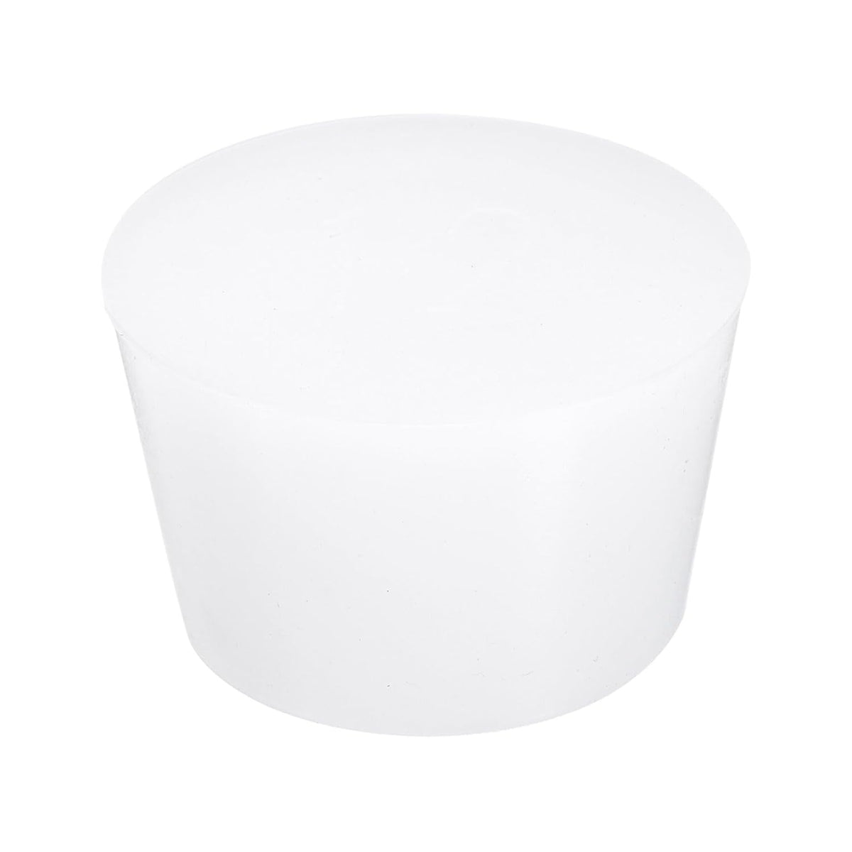 1 Pcs White Silicone Solid Rubber Stoppers, Tapered Plugs Lab Seal Tube Stopper Plugs for Drainpipe Sinks Industry and Laboratories, 51mm to 62mm Dia