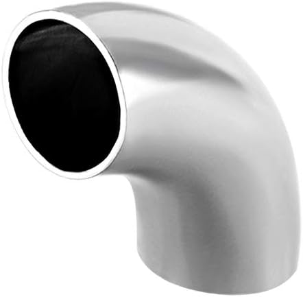 Stainless Steel 304 Pipe Fitting Long Radius 90 Degree Elbow Butt-Weld 5/8-inch OD 1mm Pipe Size