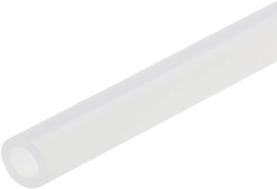 Silicone Tubing, 3/16"(5mm) ID x 5/16"(8mm) OD 10ft Rubber Tube Air Hose Water Pipe for Pump Transfer Translucent
