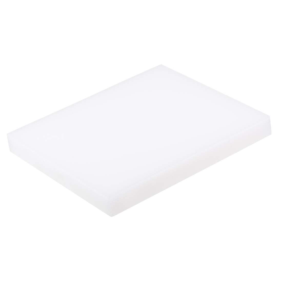 LinkMejor Plastic Cutting Board Mat Stamping Punching Hammer Pad White for DIY Leather Craft Tool(140 x 120 x 15mm)